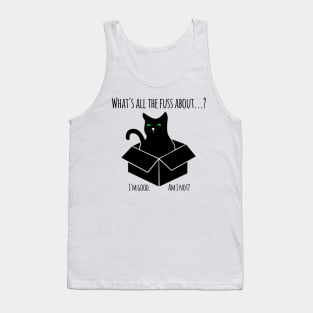 What came first, the cat or the box? Tank Top